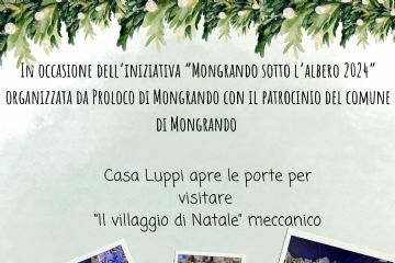 Locandina villaggio di Natale meccanico