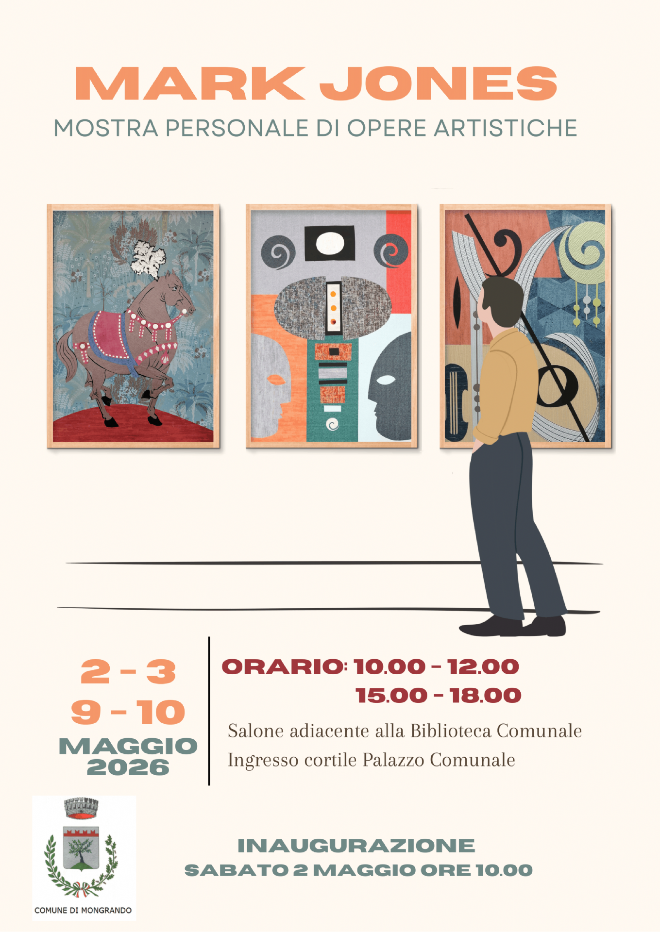 Locandina mostra Mark Jones