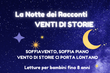 Locandina La Notte dei Racconti in Biblioteca 2026