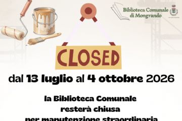 Biblioteca Comunale: avviso di chiusura temporanea