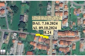 estratto da Google Maps del tratto di strada interessato