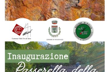 Manifesto Inaugurazione Passerella Fucina Morino