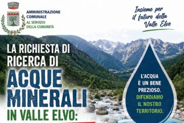 Locandina dell'evento con indicazioni su data e luogo. Serata informativa aperta a tutta la popolazione per fare chiarezza sulla richiesta presentata da una ditta per la ricerca di acque minerali nel nostro territorio. Giovedì 28 Maggio ore 21.00 presso il Salone della Biblioteca di Mongrando