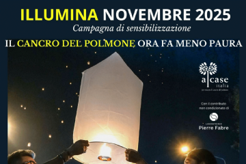 “Illumina Novembre”: la campagna di ALCASE per sensibilizzare sul cancro al polmone